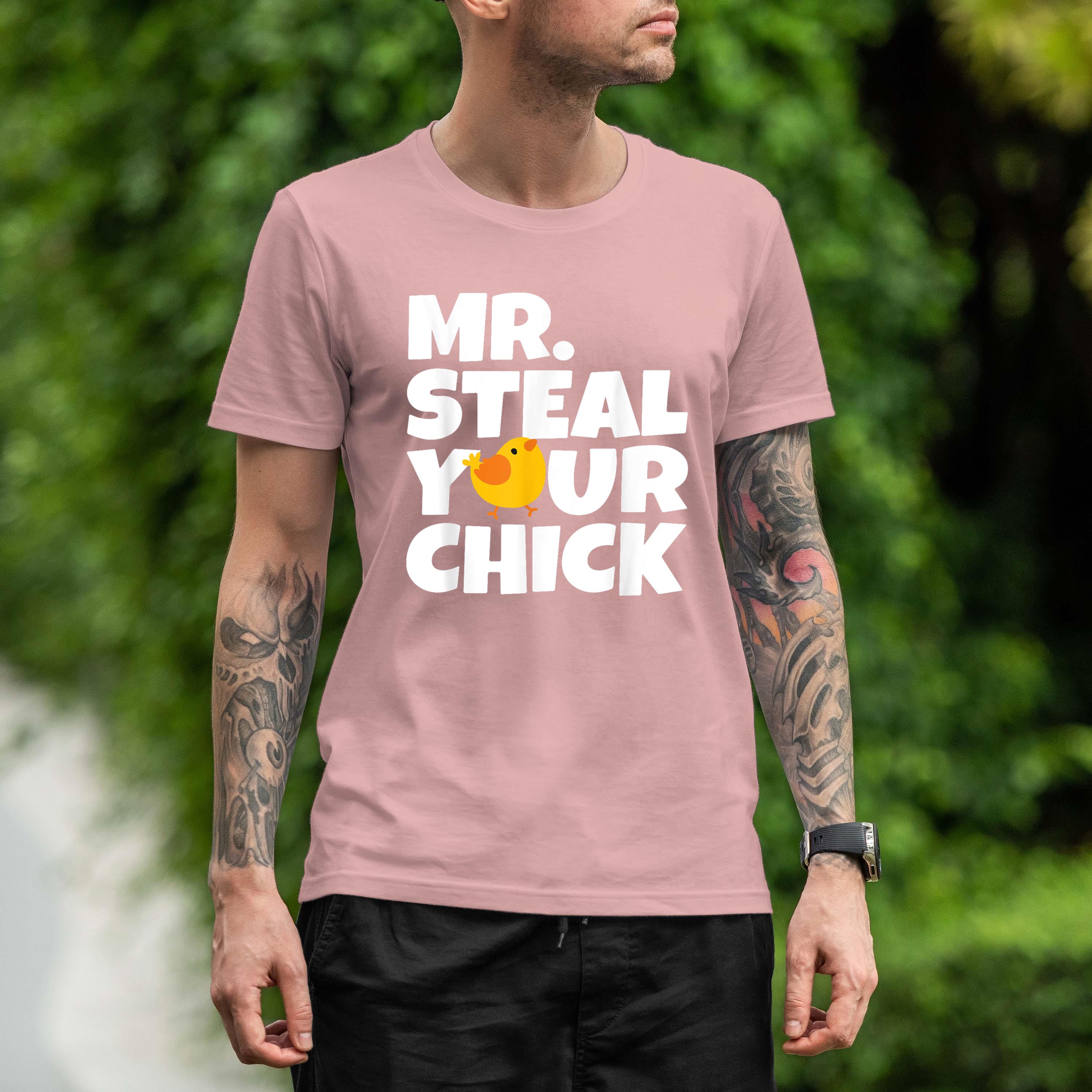 Mr Steal Your Chick Easter Chicken Boys Egg Hunting Shirt 